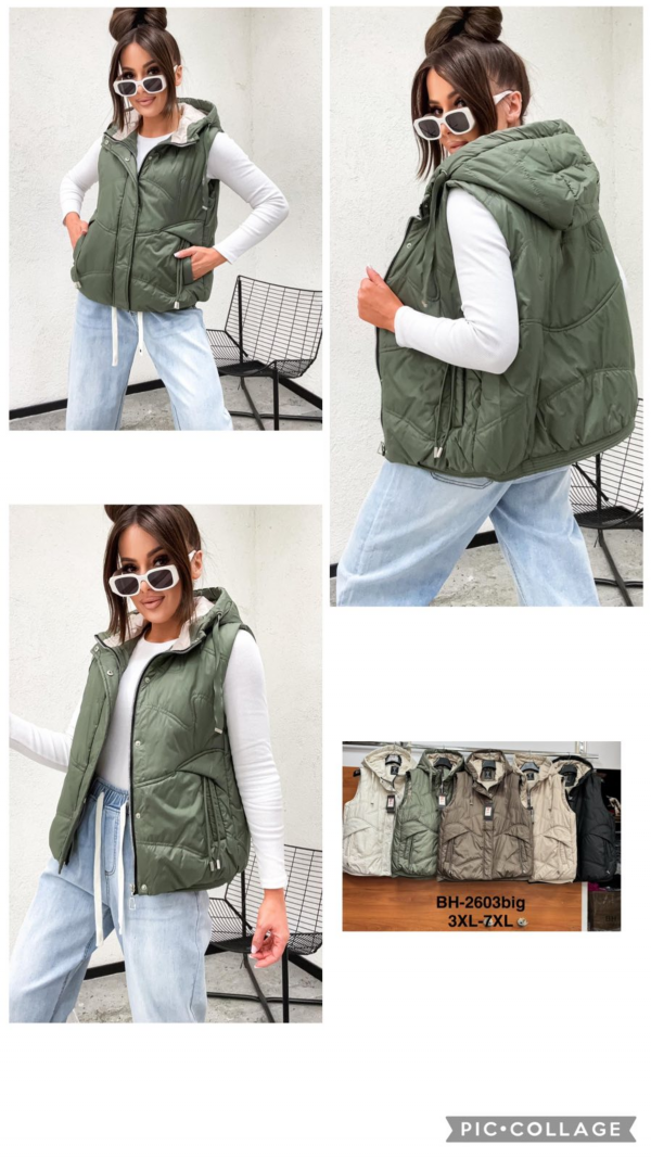 Kamizelki damkie Roz 3XL-7XL, 1 Kolor Paczka 5 szt